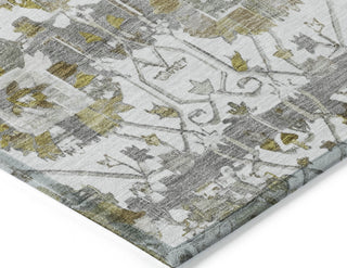 Piper Looms Chantille Global ACN1732 Linen Machine Washable Area Rug Corner Image