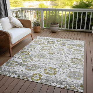 Piper Looms Chantille Global ACN1732 Linen Machine Washable Area Rug Outdoor Lifestyle Image Feature