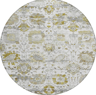 Piper Looms Chantille Global ACN1732 Linen Machine Washable Area Rug Round Main Image