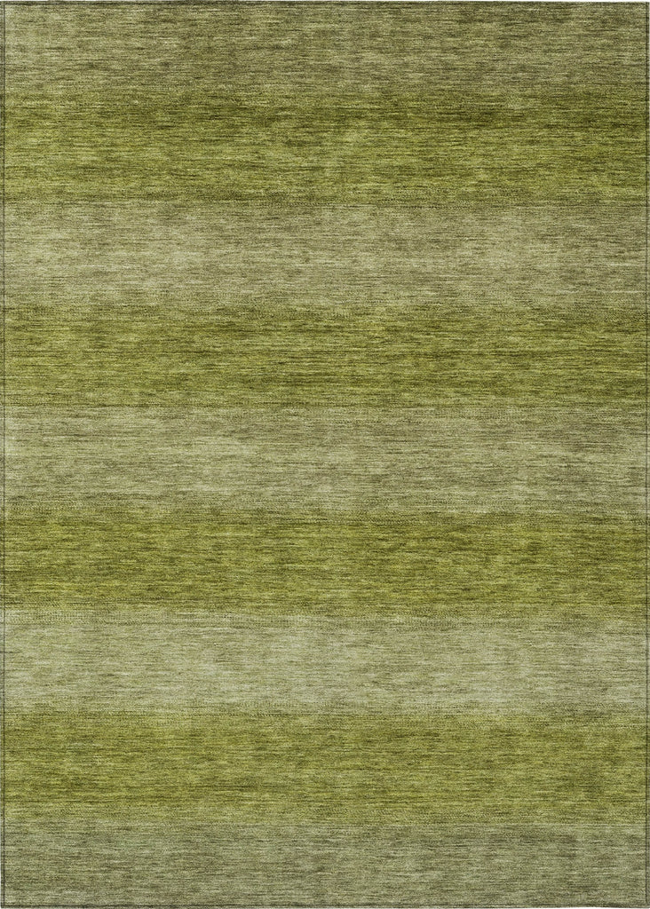 Piper Looms Chantille Stripe ACN1733 Aloe Machine Washable Area Rug main image