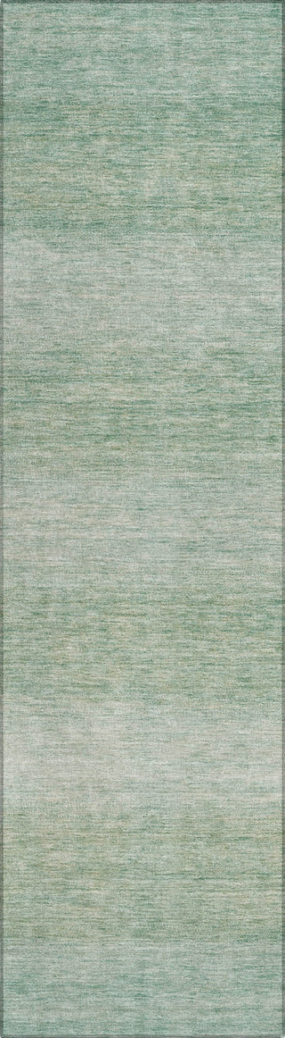 Piper Looms Chantille Stripe ACN1733 Aqua Machine Washable Area Rug Runner Main Image