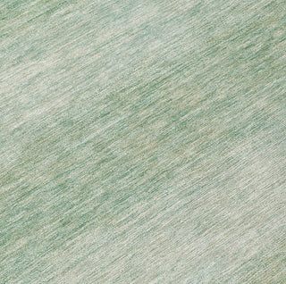 Piper Looms Chantille Stripe ACN1733 Aqua Machine Washable Area Rug Swatch Image