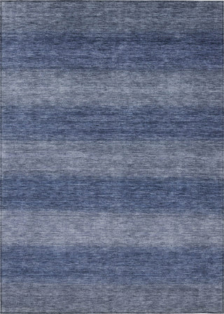 Piper Looms Chantille Stripe ACN1733 Blue Machine Washable Area Rug main image