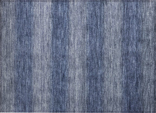 Piper Looms Chantille Stripe ACN1733 Blue Machine Washable Area Rug Scatter Main Image