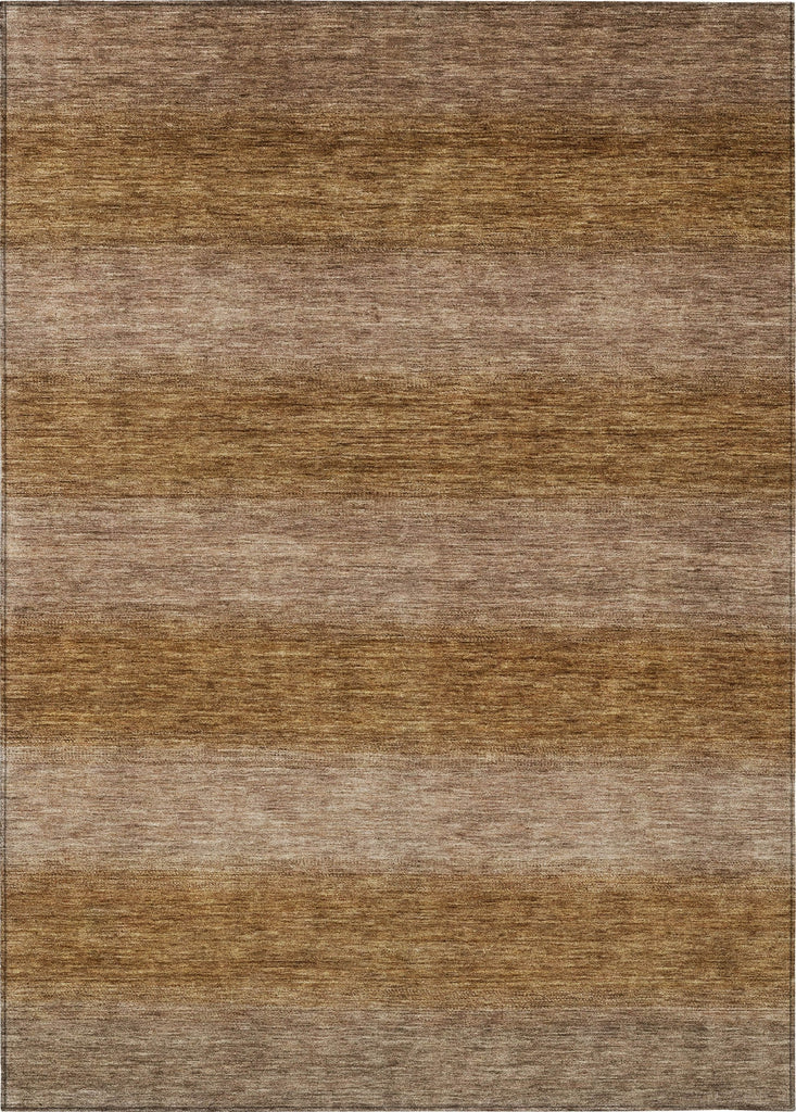 Piper Looms Chantille Stripe ACN1733 Brown Machine Washable Area Rug main image