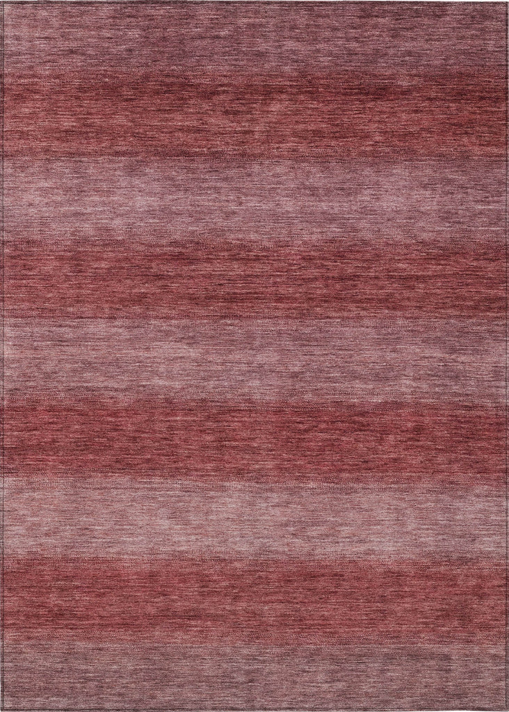 Piper Looms Chantille Stripe ACN1733 Paprika Machine Washable Area Rug main image