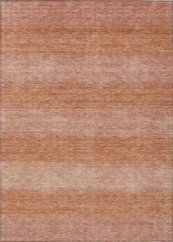 Piper Looms Chantille Stripe ACN1733 Terracotta Machine Washable Area Rug main image