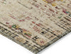 Piper Looms Chantille Border ACN1734 Beige Machine Washable Area Rug Corner Image