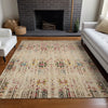 Piper Looms Chantille Border ACN1734 Beige Machine Washable Area Rug Lifestyle Image Feature