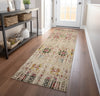Piper Looms Chantille Border ACN1734 Beige Machine Washable Area Rug Runner Lifestyle Image Feature