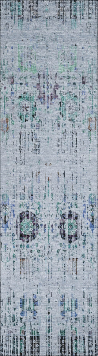Piper Looms Chantille Border ACN1734 Blue Machine Washable Area Rug Runner Main Image