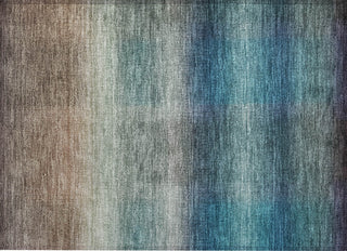 Piper Looms Chantille Squares ACN1735 Blue Machine Washable Area Rug Scatter Main Image