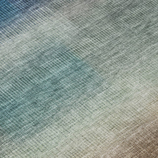 Piper Looms Chantille Squares ACN1735 Blue Machine Washable Area Rug Swatch Image