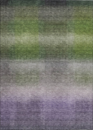 Piper Looms Chantille Squares ACN1735 Olive Machine Washable Area Rug main image