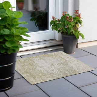 Piper Looms Chantille Modern ACN1737 Beige Machine Washable Area Rug Scatter Outdoor Lifestyle Image Feature