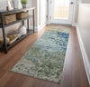 Piper Looms Chantille Modern ACN1737 Blue Machine Washable Area Rug Runner Lifestyle Image Feature