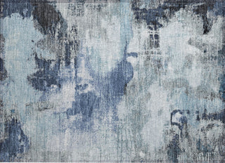 Piper Looms Chantille Modern ACN1738 Blue Machine Washable Area Rug Scatter Main Image