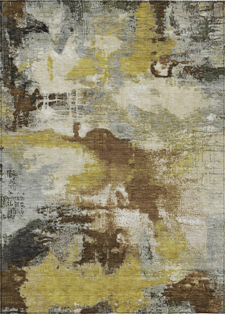 Piper Looms Chantille Modern ACN1738 Brown Machine Washable Area Rug main image