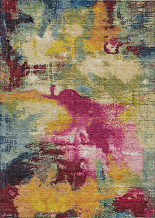 Piper Looms Chantille Modern ACN1738 Garnet Machine Washable Area Rug main image