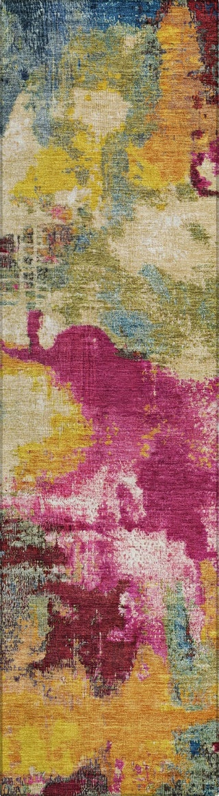 Piper Looms Chantille Modern ACN1738 Garnet Machine Washable Area Rug Runner Main Image
