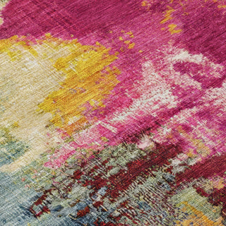 Piper Looms Chantille Modern ACN1738 Garnet Machine Washable Area Rug Swatch Image