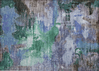 Piper Looms Chantille Modern ACN1738 Green Machine Washable Area Rug Scatter Main Image