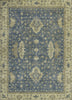 Piper Looms Chantille Border ACN1739 Blue Machine Washable Area Rug main image