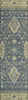 Piper Looms Chantille Border ACN1739 Blue Machine Washable Area Rug Runner Main Image