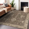Piper Looms Chantille Border ACN1739 Brown Machine Washable Area Rug Lifestyle Image Feature