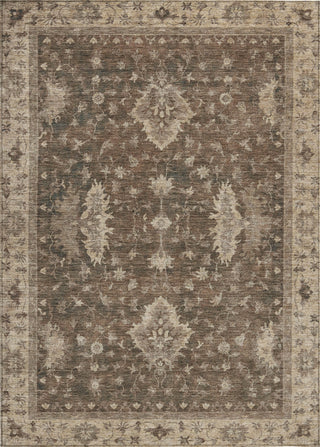Piper Looms Chantille Border ACN1739 Brown Machine Washable Area Rug main image