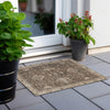 Piper Looms Chantille Border ACN1739 Brown Machine Washable Area Rug Scatter Outdoor Lifestyle Image Feature