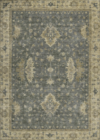 Piper Looms Chantille Border ACN1739 Gray Machine Washable Area Rug main image