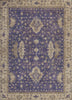 Piper Looms Chantille Border ACN1739 Purple Machine Washable Area Rug main image
