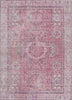 Piper Looms Chantille Border ACN1740 Pink Machine Washable Area Rug main image