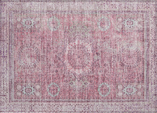 Piper Looms Chantille Border ACN1740 Pink Machine Washable Area Rug Scatter Main Image