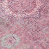 Piper Looms Chantille Border ACN1740 Pink Machine Washable Area Rug Swatch Image