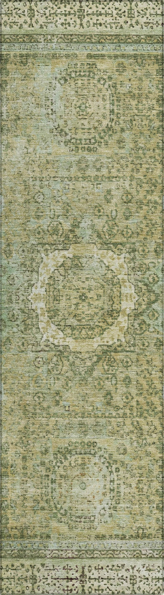 Piper Looms Chantille Border ACN1740 Sage Machine Washable Area Rug Runner Main Image