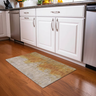 Piper Looms Chantille Modern ACN1741 Copper Machine Washable Area Rug Scatter Lifestyle Image Feature
