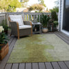 Piper Looms Chantille Modern ACN1741 Olive Machine Washable Area Rug Outdoor Lifestyle Image Feature