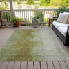 Piper Looms Chantille Modern ACN1741 Olive Machine Washable Area Rug Outdoor Lifestyle Image Feature