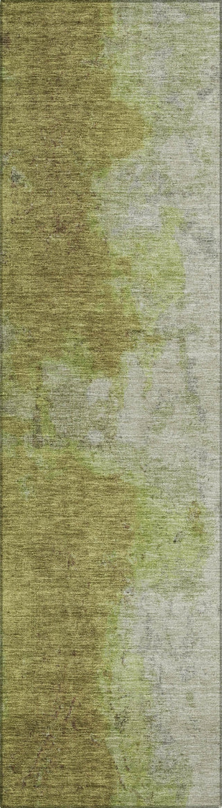 Piper Looms Chantille Modern ACN1741 Olive Machine Washable Area Rug Runner Main Image