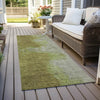 Piper Looms Chantille Modern ACN1741 Olive Machine Washable Area Rug Runner Outdoor Lifestyle Image Feature