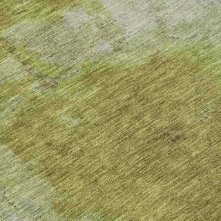 Piper Looms Chantille Modern ACN1741 Olive Machine Washable Area Rug Swatch Image