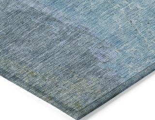 Piper Looms Chantille Modern ACN1742 Cactus Machine Washable Area Rug Corner Image