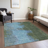 Piper Looms Chantille Modern ACN1742 Cactus Machine Washable Area Rug Lifestyle Image Feature