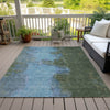 Piper Looms Chantille Modern ACN1742 Cactus Machine Washable Area Rug Outdoor Lifestyle Image Feature