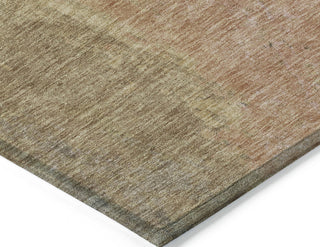 Piper Looms Chantille Modern ACN1742 Fudge Machine Washable Area Rug Corner Image