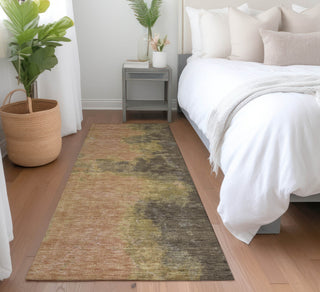 Piper Looms Chantille Modern ACN1742 Fudge Machine Washable Area Rug Runner Lifestyle Image Feature