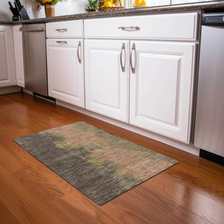 Piper Looms Chantille Modern ACN1742 Fudge Machine Washable Area Rug Scatter Lifestyle Image Feature