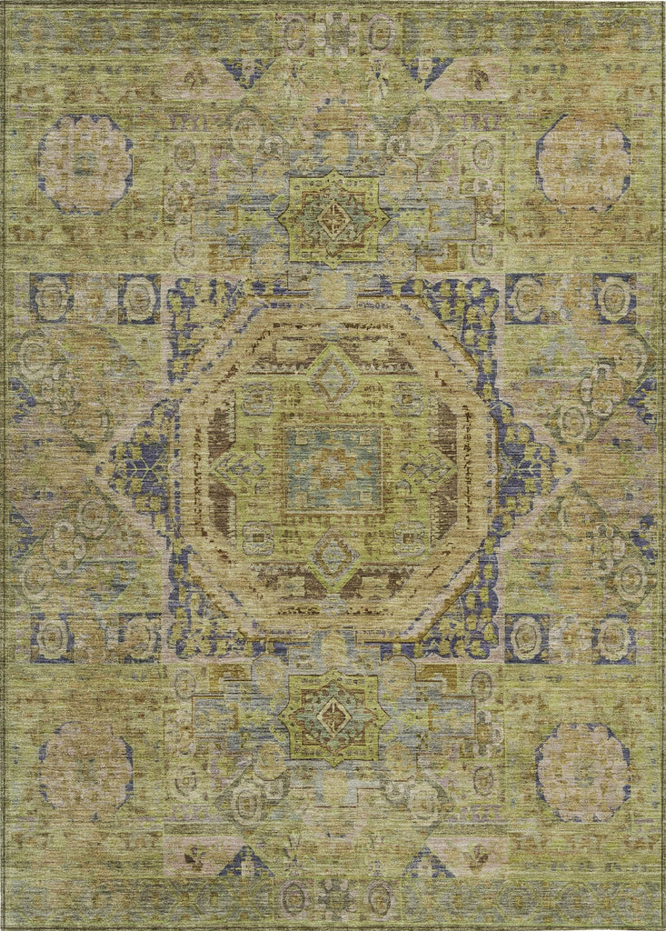 Piper Looms Chantille Global ACN1743 Aloe Machine Washable Area Rug main image